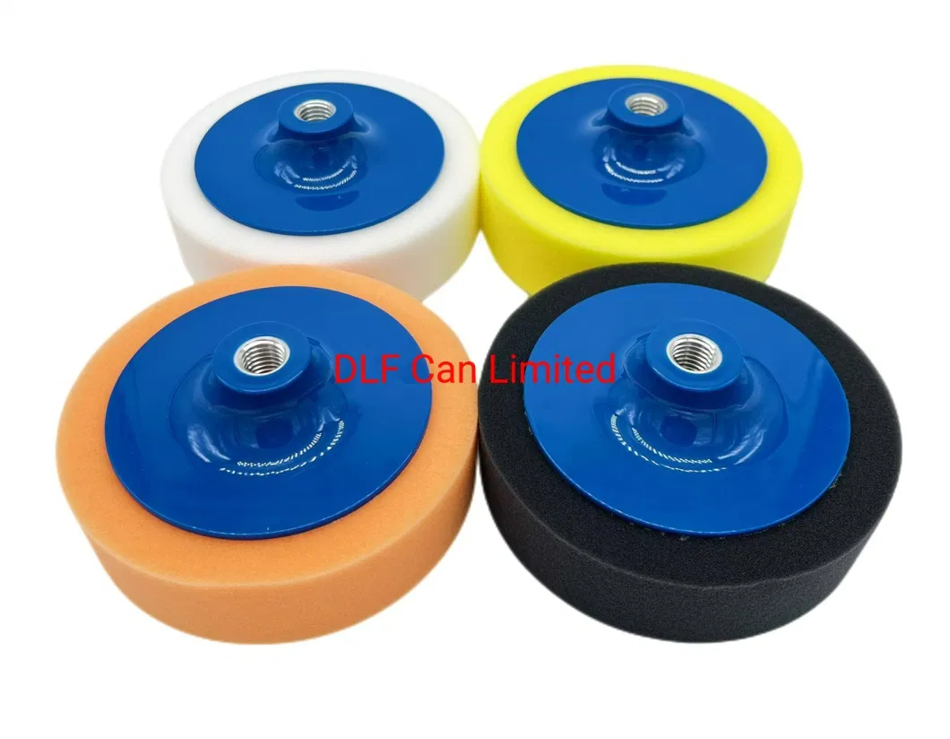 150mm 6 Inch Medium Sponge Foam Car Polishing Pad with 5/8 Thread